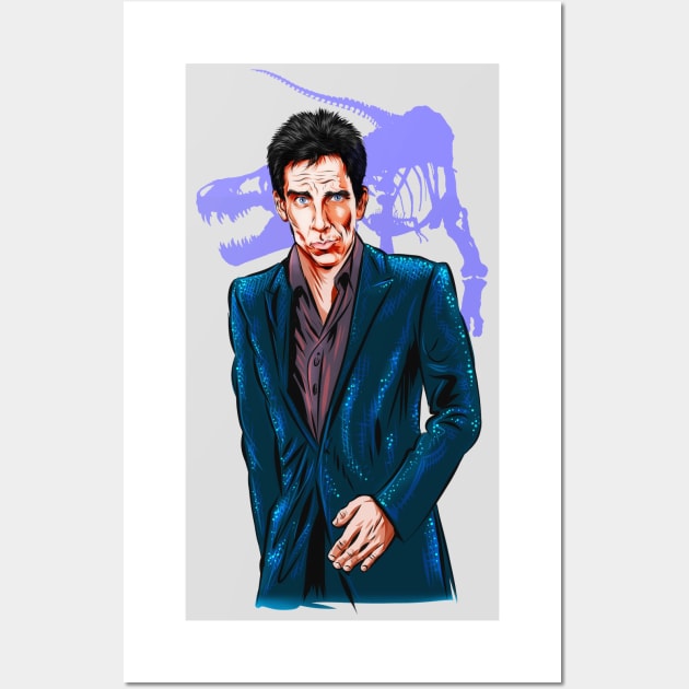 Ben Stiller - An illustration by Paul Cemmick Wall Art by PLAYDIGITAL2020